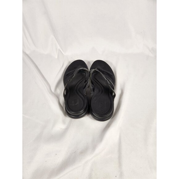 Crocs Womens Fit Flop Sandal Black Comfort Beach 10 - Picture 3 of 11